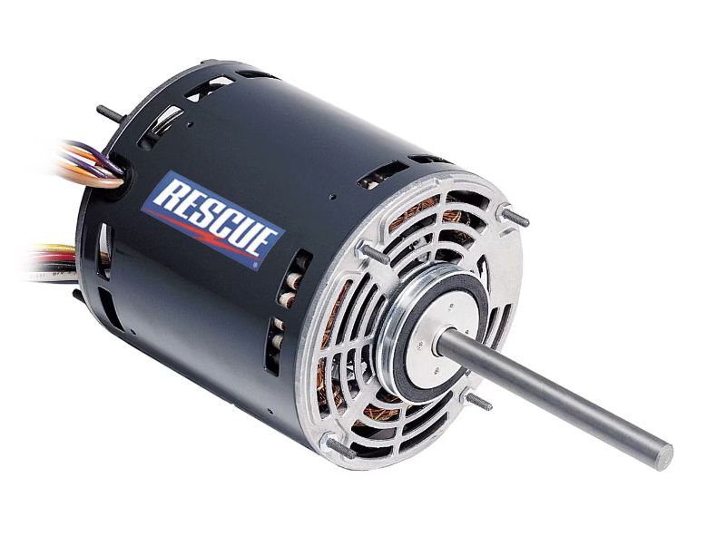 U.S. MOTORS - 5461 - 1/6-1/2 HP, 1075 RPM, 4 SPEED, 208-230V, PSC RESCUE DIRECT DRIVE FAN AND BLOWER MOTOR