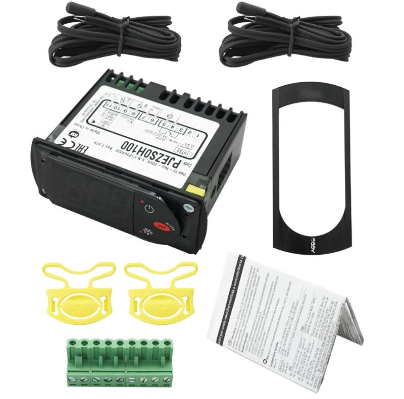 DIGITAL THERMOSTAT CONTROLLER WITH TEMPERATURE SENSOR PROBE 115V COMPATIBLE WITH CAREL AND ALL REFRIGERATOR TYPES FOR CAREL TEMPERATURE CONTROLLER PJEZSOH1